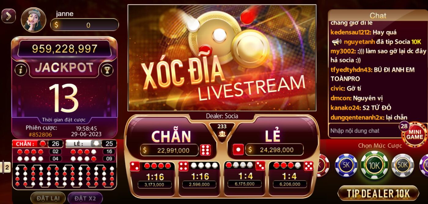 Xóc Đĩa Livestream tại Sun win có gì khác biệt?