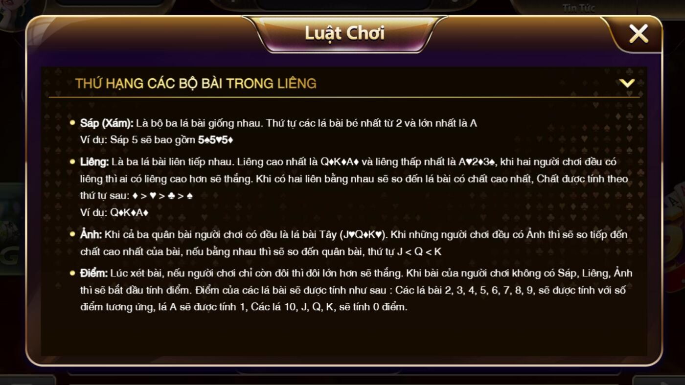 Chi tiết cách chơi game Liêng siêu dễ khi tai sun win